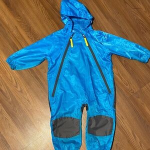 ✨8/$10. Cloudveil. Blue Hooded Rain Suit. 3T